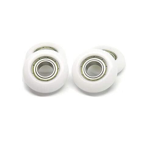 4 Pieces 10x30x10 Rowing Machine Wheel BSR6280030-10 30 mm Diameter polyacetal Bearing 10 * POM Coated Roller in Saudi Arabia