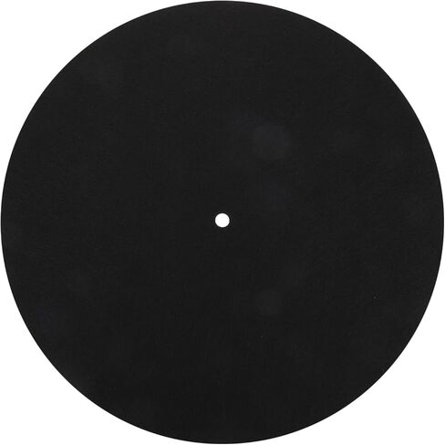Milisten Record Player Mat -7 Inch Wool Turntable Slipmat Felt Vinyl Pad Antistatic Platter Mat for Disc Home Vintage Record Players 3mm in Saudi Arabia