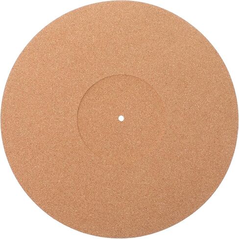 12 Inch Cork Turntable Mat Turntable Cork Platter Mat, Recessed Platter for Vinyl Record Players, Anti-Static, Noise Reduction, Soft Natural Material, Retro Design in Saudi Arabia