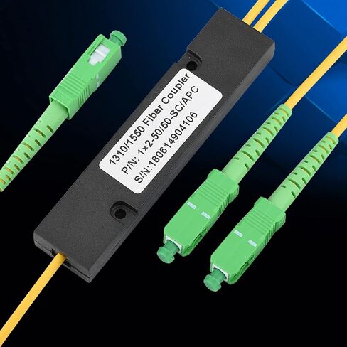 SC 1X2 PLC Fiber Optical Splitter Compact Structure for Installation in Junction Box for Various Wavelength Transmission Needs in Saudi Arabia