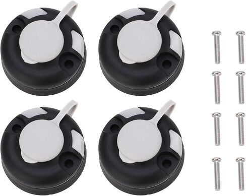 4 قطع من قاعدة تثبيت Canoe Star، قاعدة تثبيت، تركيب قارب دائري قابل للنفخ مع 8 Ss، Black Pla Staachts، قابل للنفخ in Kuwait