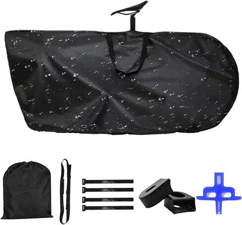 Bike Transport Bag | Waterproof Oxford Fabric,Bike Travel Bag for Airplane | for Moving School Balcony Storeroom Home Dorm Apartment in Saudi Arabia