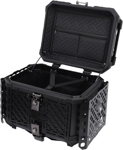 Top Case 45L Lockable Tail Box for Bike Mounting Universal 20 X 12in Transformable Side Wings for Roadside Meals in Saudi Arabia