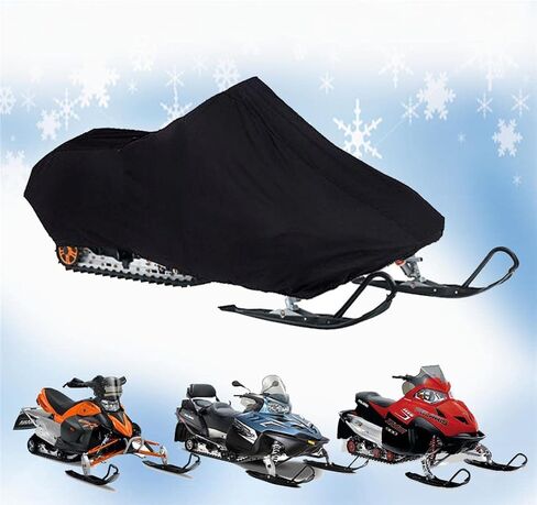 غطاء تخزين الثلج 200 دينيير متوافق مع موديل 2005-2006 Ski Doo Bombardier موديل MXZ MX Z Renegade 2 TEC 600HO Snowmachine Sled. كل الأسود. in Kuwait