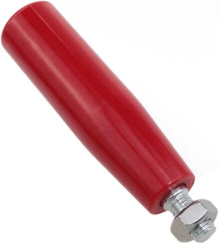 1PCS red M10 Threaded Handle Revolving Handles Lathe Hand Handle Crank Hand Wheel with Nuts for Furniture Repair, lathes, fixtures (M10*100) in Saudi Arabia