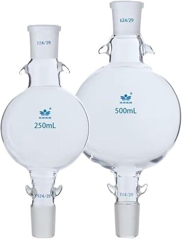 1pcs 50ml to 2000ml Lab Chromatography Solvent Reservoir Cushion Ball Standard Joint Chromatography Column Storage Ball(2000ml 24x24) in Saudi Arabia