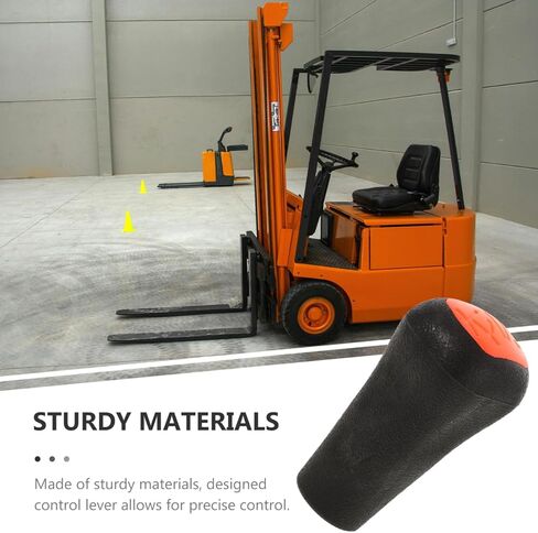 Forklift Handle Knob Replacement 3Pcs Plastic Lever Shift Knobs Durable Forklift Accessory Smooth Control for Industrial Equipment in Saudi Arabia