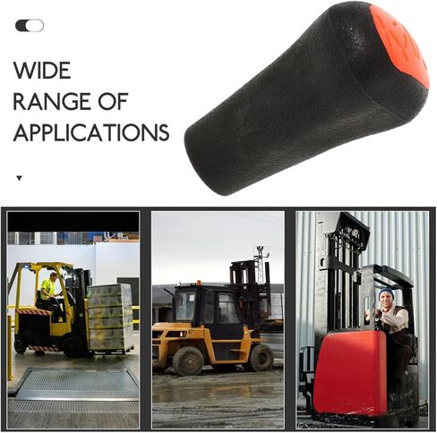 Forklift Handle Knob Replacement 3Pcs Plastic Lever Shift Knobs Durable Forklift Accessory Smooth Control for Industrial Equipment in Saudi Arabia