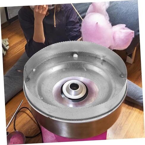 Mobestech Cotton Candy Machine Mesh Cover Sugar Dispenser Accessory for Efficient Cotton Candy Production Easy Installation for Events and Parties Fine Mesh Filtering in Saudi Arabia