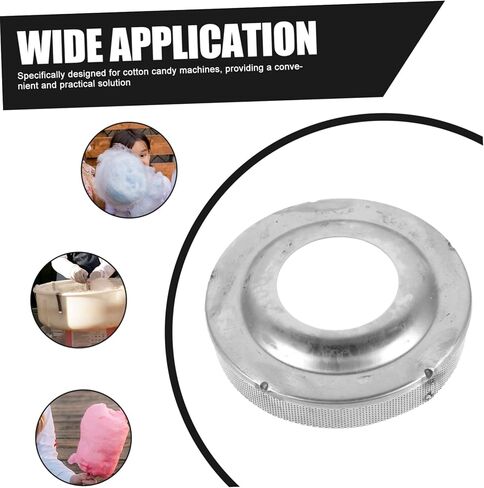 Mobestech Cotton Candy Machine Mesh Cover Sugar Dispenser Accessory for Efficient Cotton Candy Production Easy Installation for Events and Parties Fine Mesh Filtering in Saudi Arabia
