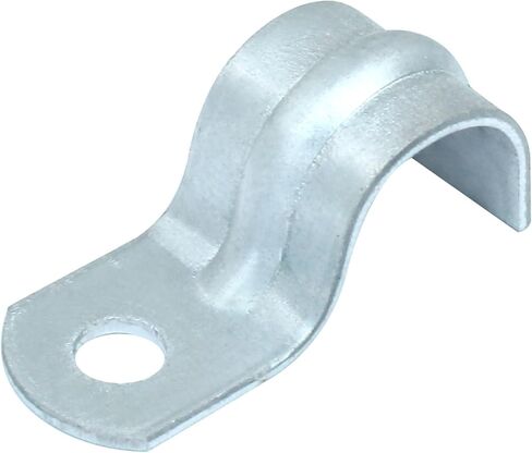 25Pcs 3/8" EMT Conduit Clamp Rigid Pipe Straps, 3/8 Inch Zinc Plated Steel One Hole Straps Bracket for EMT Conduit Pipe Fixing in Saudi Arabia