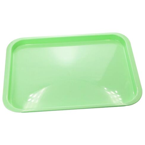 Dental Autoclavable Procedure Tray B Size Plastic Instrument Flat Trays, 13.3 x 10X 0.78 Inches (5, White) in Kuwait