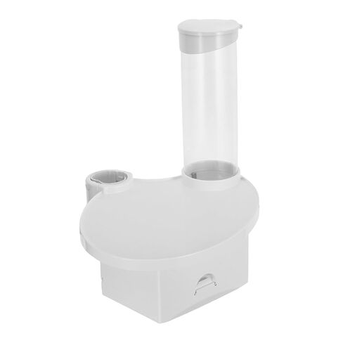 Dental Chair Accessory Tray - Plastic Water Cup Holder - 3 in 1 Dental Instrument Caddy for Operator Workstation Setup White in Saudi Arabia