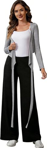 Women's Pilates Wrap Tops Deep V Neck Ballet Yoga Shirt Long Sleeves Tie Front Workout Outfits Y2k Blouses in Saudi Arabia