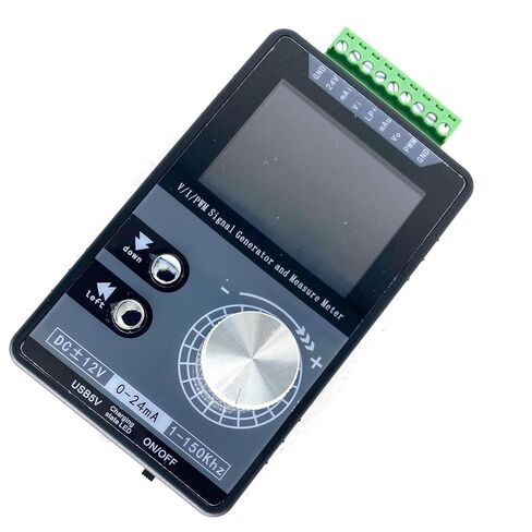 Portable 0-20mA 0-10V Signal Generator Handheld Voltage and Current Source PWM Pulse Color Screen Input in Kuwait