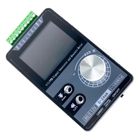 Portable 0-20mA 0-10V Signal Generator Handheld Voltage and Current Source PWM Pulse Color Screen Input in Kuwait
