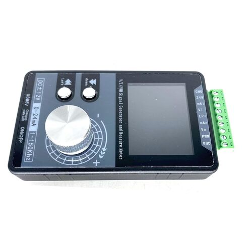 Portable 0-20mA 0-10V Signal Generator Handheld Voltage and Current Source PWM Pulse Color Screen Input in Kuwait