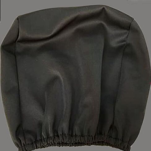 2pcs Universal Car Headrest Cover with Quick-Release Car Keychain, Soft Washable Dirt-Proof Car Head Rest Protector Reusable Flexible Vehicle Accessories for Most Vans Trucks (Black) in Kuwait