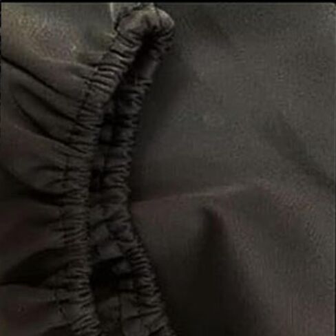 2pcs Universal Car Headrest Cover with Quick-Release Car Keychain, Soft Washable Dirt-Proof Car Head Rest Protector Reusable Flexible Vehicle Accessories for Most Vans Trucks (Black) in Kuwait