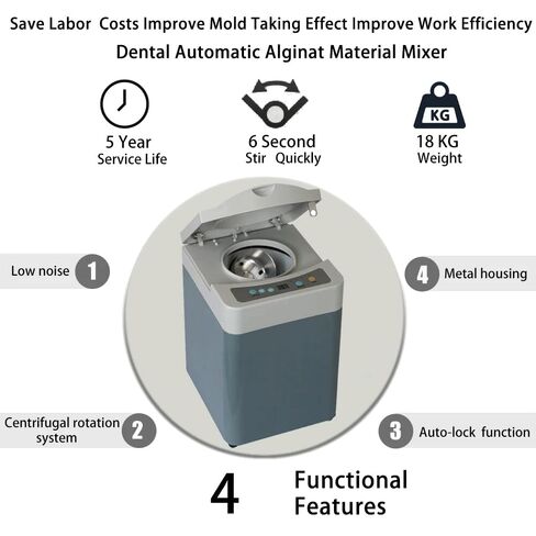 REEHUT Automatic Alginate Mixing Impression Amalgam Mixer for Cleaning & Filling Dental Amalgamator in Kuwait