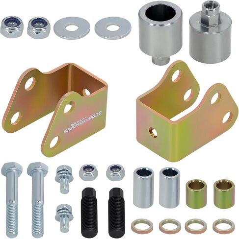 MaxPeedingRods 2 "Lift Kit لعام 2014-2023 Polaris Ranger 500 570 EPS Midsize ETX Crew بحجم كامل ، مجموعة فاصل UTV تعليق مع جميع الأجهزة ، الأسود ، الأسود in Kuwait