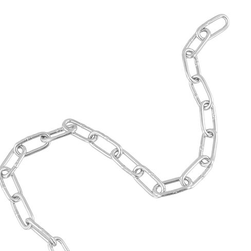 KINJOEK Stainless Steel Link Chain, 5/32 Inch x 32.8 Feet Heavy Duty Metal Proof Coil Chain, Silver Hanging Loop Chains for Guardrail, Lifting Chain in Kuwait