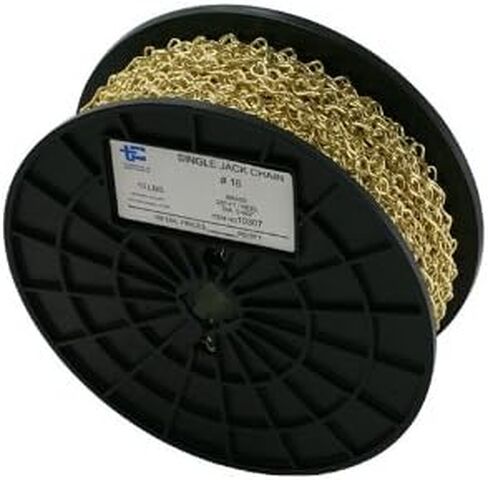 Size 16 Single Jack Chain (Brass) 250' Ft. in Kuwait