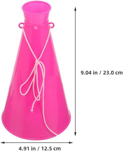 ibasenice Cheer Megaphone Handle for Sports Portable Plastic Party Horn Enhance Your Voice at Events in Saudi Arabia
