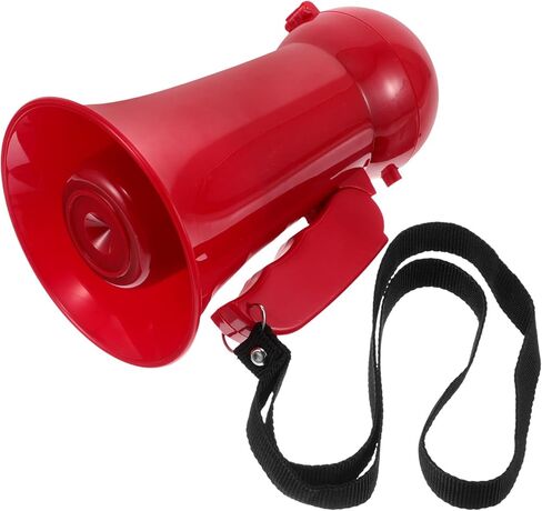 Sosoport Portable Red Megaphone Noisemaker for Weddings Celebrations Party Activities Lightweight Voice Amplifier for Groomsmen Cheer Events Engage Guests in Saudi Arabia