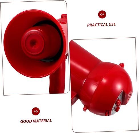 Sosoport Portable Red Megaphone Noisemaker for Weddings Celebrations Party Activities Lightweight Voice Amplifier for Groomsmen Cheer Events Engage Guests in Saudi Arabia