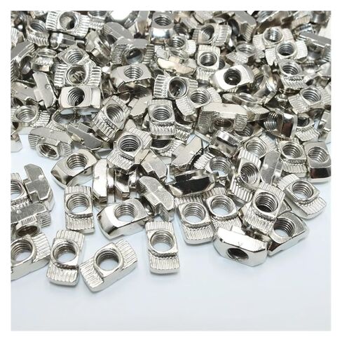 20-50PCS M3 M4 M5 M6 M8 Slot T-nut Sliding T Nut Hammer Drop in Fasten Connector for T Track(45 M8 (20pcs)) in Saudi Arabia