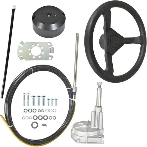 labwork 10FT Outboard Boat Rotary Steering System with Wheel Replacement for SS13710 Marine in Kuwait