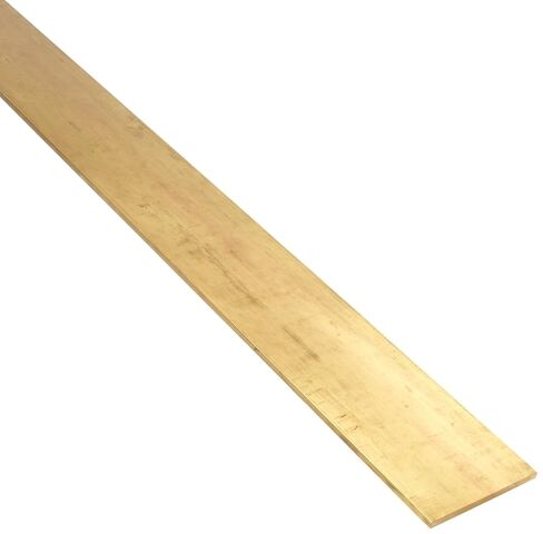 385 Bronze Rectangular Bar, Unpolished (Mill) Finish, H02 Temper, ASTM B455, 1/8" Thickness, 2" Width, 36" Length in Saudi Arabia