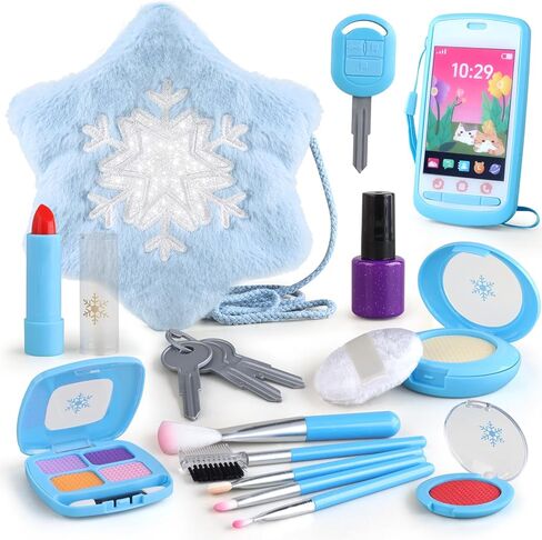 Unicorn Pretend Makeup for Toddlers, Fake Makeup Set for Kids, Unicorn Gifts Play Makeup Kit for Little Girls Age 3 4 5 6, Pretend Play Toys for 3 4 5 6 Year Old Girls Birthday Gifts in Kuwait