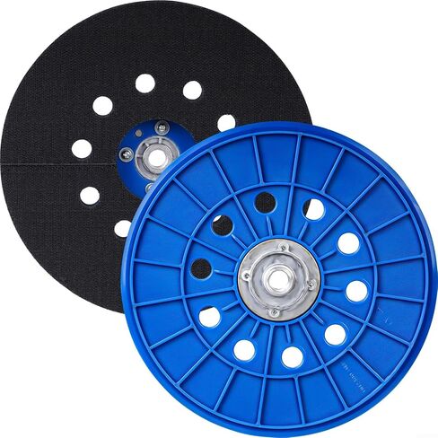 قطعتان من وسادة النسخ الاحتياطي لآلة صنفرة الحوائط الجافة مقاس 9 بوصة 210 مم مع نمط 10 فتحات وخيط 14 مم، متوافقة مع بورتا لآلات الصنفرة بدون غبار لسهولة تغيير القرص لأنظمة التثبيت القوية in Kuwait