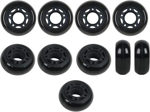 Player's Choice Roller Hockey Goalie Wheels 60mm 82a Set of 10 for Inline Skates in Kuwait