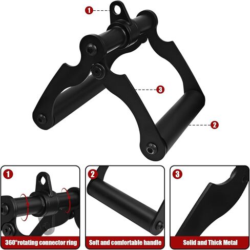 مقبض شريط على شكل حرف T، ملحق صف على شكل حرف T، مقبض لغم أرضي للحديد، مرفقات صف على شكل حرف D لتمارين الظهر والذراع والكتف in Kuwait