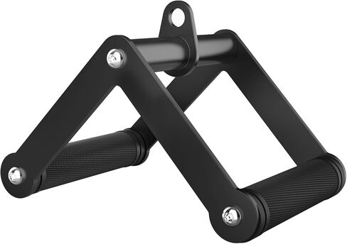 مرفق كابل بمقبض مزدوج على شكل حرف D، مقبض مطاطي غير قابل للانزلاق على شكل حرف V لآلة كابل الصالة الرياضية، مقبض صف عالي التحمل لتدريب الظهر in Kuwait