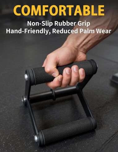 مرفق كابل بمقبض مزدوج على شكل حرف D، مقبض مطاطي غير قابل للانزلاق على شكل حرف V لآلة كابل الصالة الرياضية، مقبض صف عالي التحمل لتدريب الظهر in Kuwait