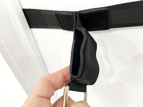 ملحق مرساة فائق لحزام المقاومة من بوديلاستيكس - مرساة باب شديدة التحمل لأشرطة التمرين - حزام نايلون قوي، حشوة من النيوبرين، حلقات على شكل حرف D - نظام مرساة للباب لأشرطة التمرين مع مقابض in Kuwait