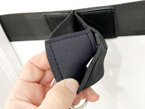 ملحق مرساة فائق لحزام المقاومة من بوديلاستيكس - مرساة باب شديدة التحمل لأشرطة التمرين - حزام نايلون قوي، حشوة من النيوبرين، حلقات على شكل حرف D - نظام مرساة للباب لأشرطة التمرين مع مقابض in Kuwait