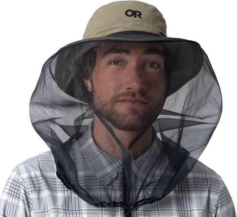 Outdoor Research Helios Bug Hat | UPF 50+ Netted Boonie Sun Hat for Hiking & Fishing, Mesh Net Keeps Mosquitos & Insects Out in Saudi Arabia