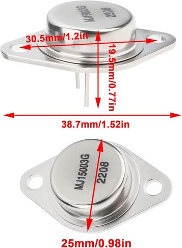 SING F LTD 2pcs MJ15003G Power Transistor Supplied to-3 140V 250W 20A for Audio Power Amplifiers in Saudi Arabia