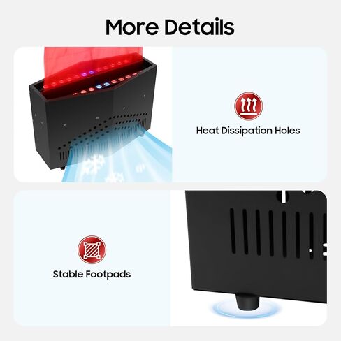 Fake Fire Flame Light with 24 LED 4.92ft 3D Artificial Fake Fire Flames Simulated Effect Light for Stage Halloween Indoor Stage Party Night Club Decorations 110V 100W in Kuwait