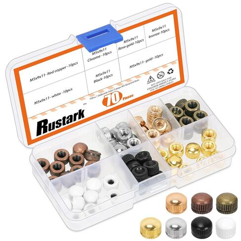 70Pcs 7 Colors M5 Cap Nut Assortment Kit Ceiling Lamp Screw Nut Lamp Shade Screw Caps Lamp Knob Nuts Ceiling Lamp Nuts Screw Cap for Light Fixture Chandeliers Wall Lights in Saudi Arabia