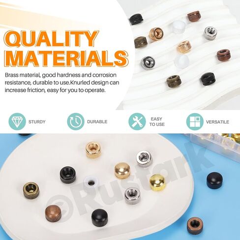70Pcs 7 Colors M5 Cap Nut Assortment Kit Ceiling Lamp Screw Nut Lamp Shade Screw Caps Lamp Knob Nuts Ceiling Lamp Nuts Screw Cap for Light Fixture Chandeliers Wall Lights in Saudi Arabia