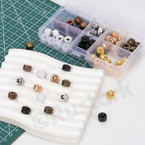 70Pcs 7 Colors M5 Cap Nut Assortment Kit Ceiling Lamp Screw Nut Lamp Shade Screw Caps Lamp Knob Nuts Ceiling Lamp Nuts Screw Cap for Light Fixture Chandeliers Wall Lights in Saudi Arabia