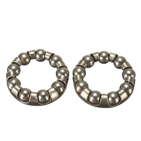 Ochoos 2 x Bicycle Rear Wheel Axle 1/4 Inch x 9 Ball Bearing Cages Bike Cycling Shafts in Kuwait