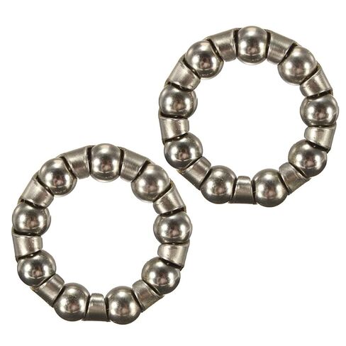 Ochoos 2 x Bicycle Rear Wheel Axle 1/4 Inch x 9 Ball Bearing Cages Bike Cycling Shafts in Kuwait