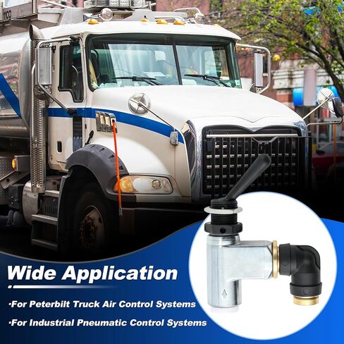 BA14500 Air Toggle Switch, 1/4" Pneumatic Control Valve for Peterbilt Truck Air Control Systems, for Industrial Pneumatic Control Applications in Saudi Arabia